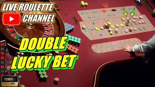  LIVE ROULETTE | DOUBLE LUCKY BET In Real Vegas Casino  Amazing Session Exclusive  2024-10-02