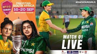 Live | Pakistan Women vs South Africa Women | 1st T20I 2024 | PCB | M3X1A