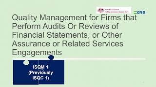 Webinar Audit Quality Management