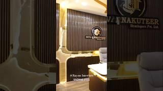 "Modern Luxury MD Cabin Design" #InteriorDesign #ModernOffice #LuxuryCabin #rayoninteriorsguntur