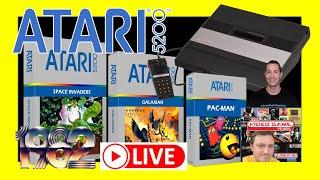 Atari 5200 with John Delia! - Chronologically Gaming is LIVE! #atari #videogames #retro