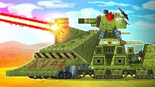 KV-44 is FORTIFIED and challenges Leviathan to a fight! Laser burns through KV-44