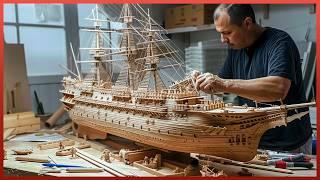 Man Builds Real-Life SHIPS at Scale to the Last Detail | Hyperrealistic Replicas by @alangomezcraft