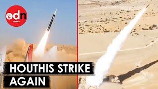 Dramatic Moment Houthi Rebels Launch Strikes on Israel