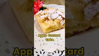 Apple Custard Cake  #nastassjacancook #shorts #videorecipes #cake #appledessert #baking