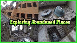 Urban Exploration Creepy Abandoned Building. Exploring Abandoned Places 2017. Scary Building