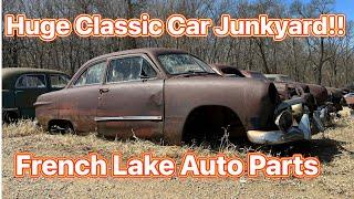 French Lake Auto Parts-Huge CLASSIC CAR JUNKYARD!