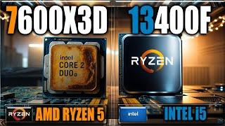 7600X3D vs 13400F Benchmarks - Gaming Benchmarks / Applications Tests