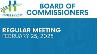 Board of Commissioners Meeting |  February 25, 2025