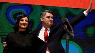 Croatia's former PM Zoran Milanovic wins landslide presidential election victory