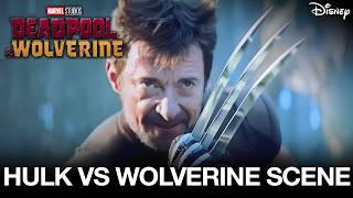 HULK Vs Wolverine Cameo Scene | Deadpool & Wolverine (2024)