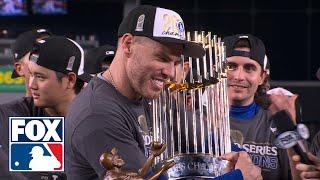 Los Angeles Dodgers' World Series Trophy ceremony, Freddie Freeman wins MVP | MLB on FOX