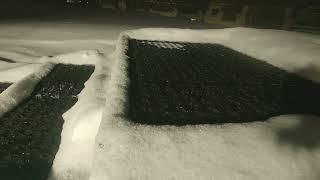 HOTStars Heated Snow Melting Doormat Timelapse