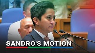 Sandro Marcos moves to declare vacant position of appropriations panel chairperson