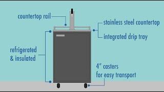 Beverage Air BM23-B 24" Draft Beer System