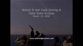 Solar Eclipse Timer - Gets Dark During An Eclipse