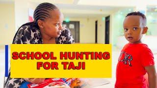 IT'S  TIME FOR TAJI TO GO TO SCHOOL | SCHOOL HUNTING | THE WAJESUS  FAMILY