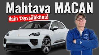 Porsche MACAN 4. Esittely ja koeajo. Uusi Macan saatavilla vain sähköautona.