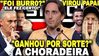 ABSURDO! O SPFC GANHOU SEM MÉRITOS??? •OLHA A "CHORADEIRA" DOS FLAMENGUISTAS