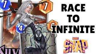 Infinite Rush [Take 2] | Silver Sable + Symbiote Spider-Man Testing l Marvel Snap Stream