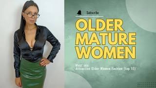 Older Women OVER 40 | Elegant Older Ladies Fashion (top 10)