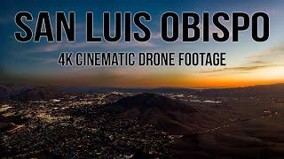 San Luis Obispo 4k Cinematic Drone footage