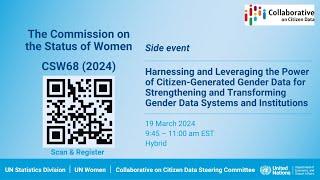 Harnessing and Leveraging the Power of Citizen-Generated Gender Data