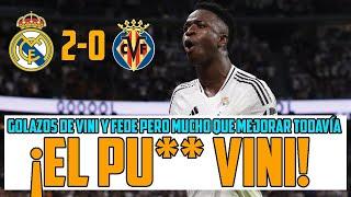 VINICIUS Y VALVERDE LE GANAN AL VILLARREAL A CAÑONAZOS Y AHORA A REZAR PORQUE NO ESTE ROTO CARVAJAL