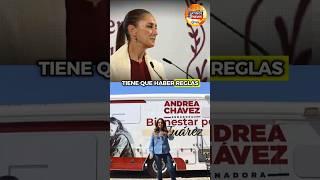 Claudia Sheinbaum y Andrea Chávez: Dos caras de la misma moneda  #sheinbaum #andreachavez