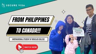 From Philippines to Canada | Pinoy Student in Canada | Secure Visa Satisfied Clients