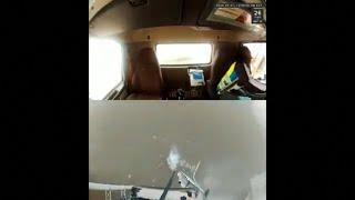 New dash cam footage shows semi-truck driver nearly falling off Louisville bridge