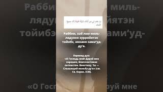 Дуа чтобы забеременеть. 1 дуа. #дуа #читайдуа #shorts