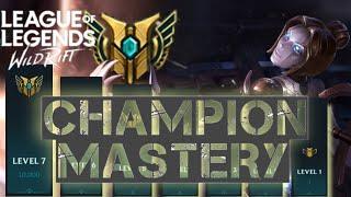 Wildrift Champion Mastery - How to level up your mastery Level Best mode to Grind