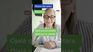 El verbo modo indicativo, subjuntivo e imperativo.