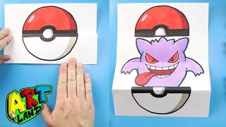 How to Draw a Gengar Surprise Fold