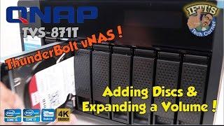 QNAP TVS-817T Turbo NAS - Adding drives & Expanding Volumes : GUIDE