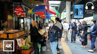 [4K] Morning Walk in Bangkok City | Phloen Chit Road to Nana Sukhumvit Soi 4