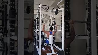밀리터리 프레스 l 바벨 숄더프레스 l 70kg 3개 l 어깨운동