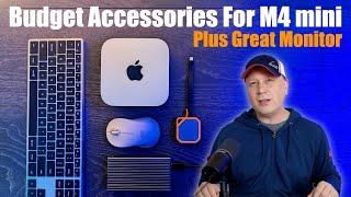 Best Budget M4 Mac mini Accessories Plus a Great 32" Monitor Option