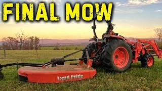 Bush Hogging the Hayfield & Prepping for Company | Lawn Mower Engine Troubles!