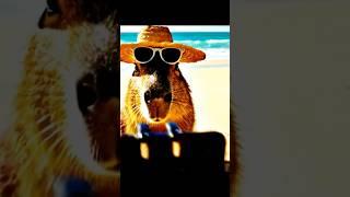 Capybara's journey  embarking on new adventures!水豚的旅程  开启新的冒险！カピバラの旅  新しい冒険に出発！#capybara
