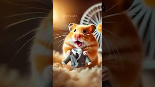 Cat and Hamster kombat  #cat #cute #hamsterkombat