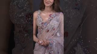 Georgette Fancy saree/sequence hand work saree#slipperyVs sticky stairs#dreping