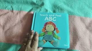 Touch and Feel ABC by Om international | interactive book | textured book | nursery book | alphabets