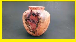 Cherry Burl Hollow Form - 4 Ways Collaboration