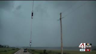 Tornado moving toward Bonner Springs