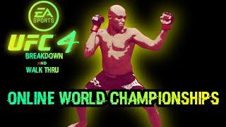 Online World Championships (Ranked) - How To/Breakdown/Walk Thru - EA Sports UFC 4