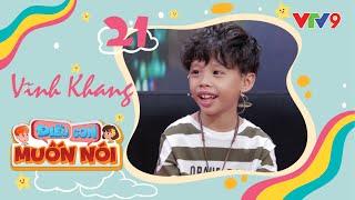 Điều Con Muốn Nói | Số 21 - Bé Vĩnh Khang "cảm thấy mẹ thương em hơn" | VTV9