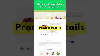 Harmic – Organic Food Store Shopify Theme #shopify #shopifythemes