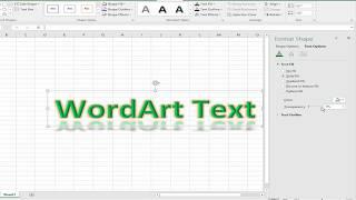 How to Create WordArt in Microsoft Excel 2017